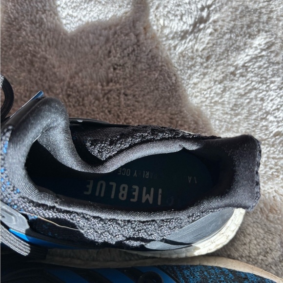 adidas Men's Blue and Black Athletic Shoes - Picture 7 of 8